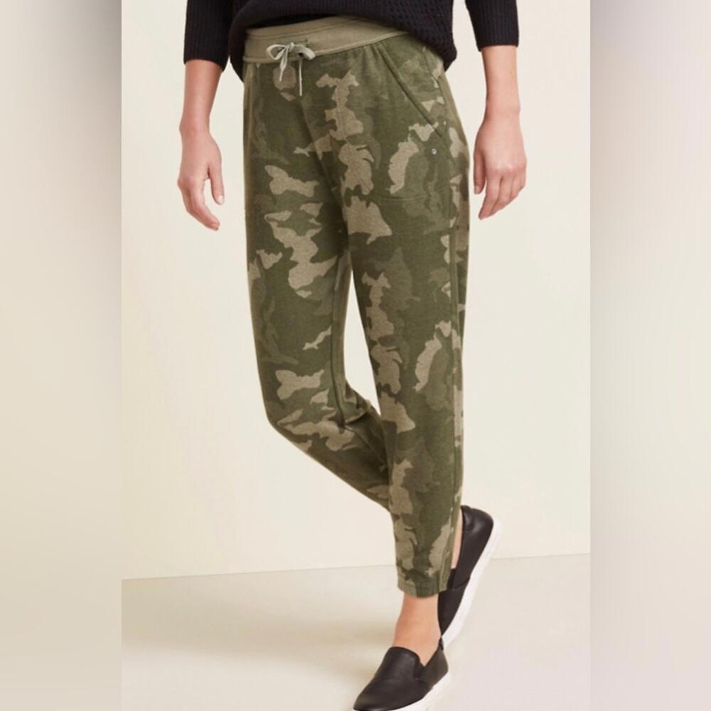 NWT Prana Cozy Up Ankle Jogger Pant in Sage Camouflage Size Small $89